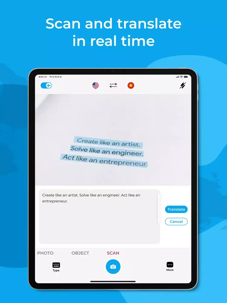 Camera Translator: Translate iPad  Ekran Görüntüleri