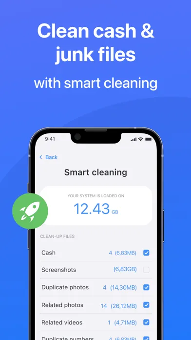 Ảnh chụp màn hình của Booster cleaner pro
