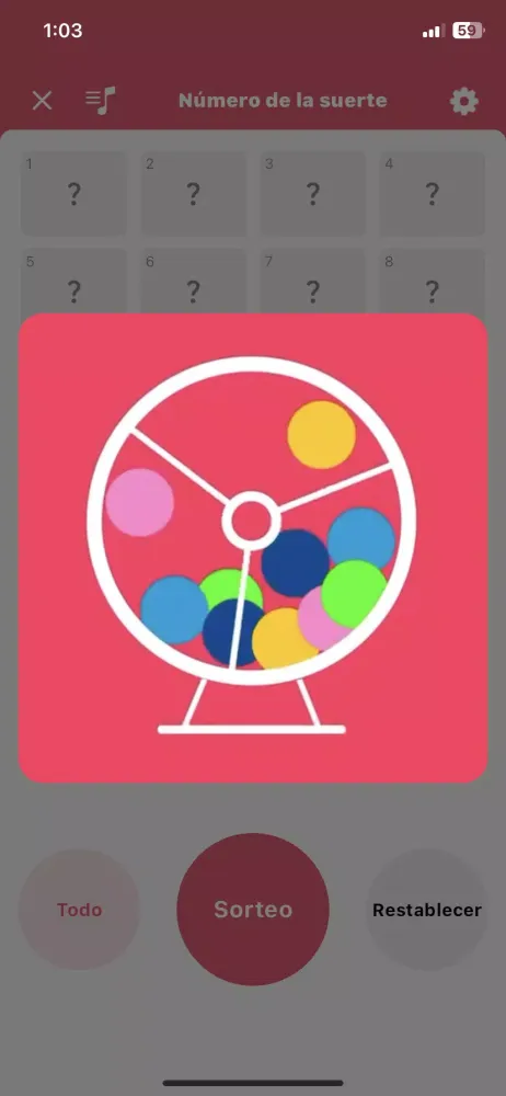 Screenshot di LuckyDraw