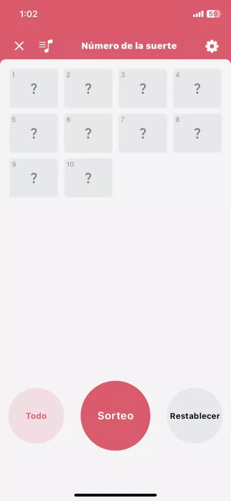 Screenshot di LuckyDraw