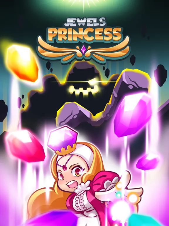 ภาพหน้าจอของ Jewels Princess iPad 