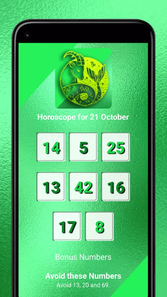 Zrzuty ekranu More than Lucky Lotto Numbers