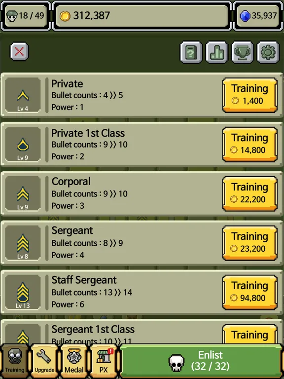 Скриншоты Rank Insignia iPad 