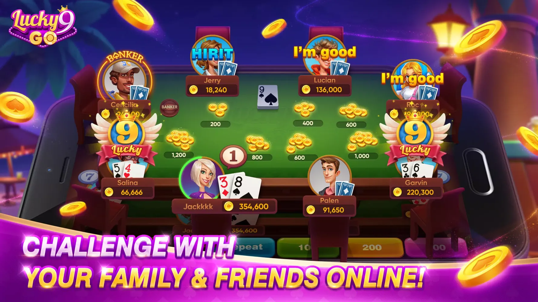 Lucky 9 Go سکرین شاٹس