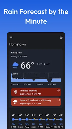 Weather Radar RainViewer 스크린샷