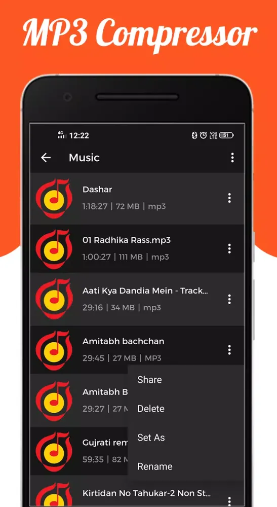 Скриншоты Audio : MP3 Compressor