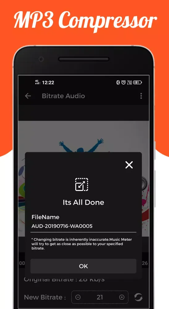 Скриншоты Audio : MP3 Compressor