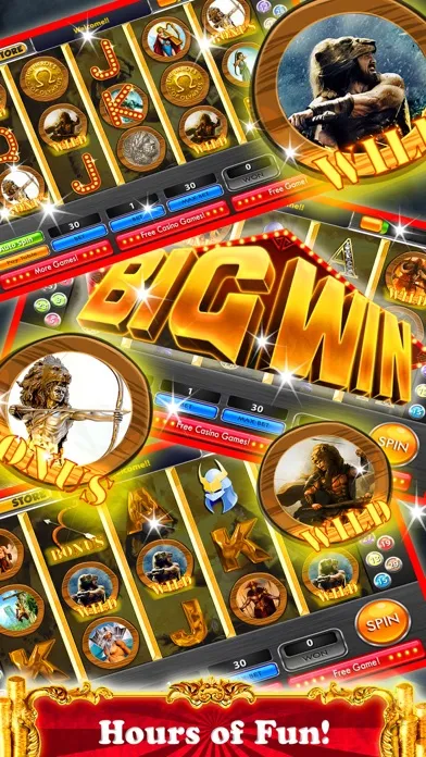 Capturas de tela do Hercules Slots