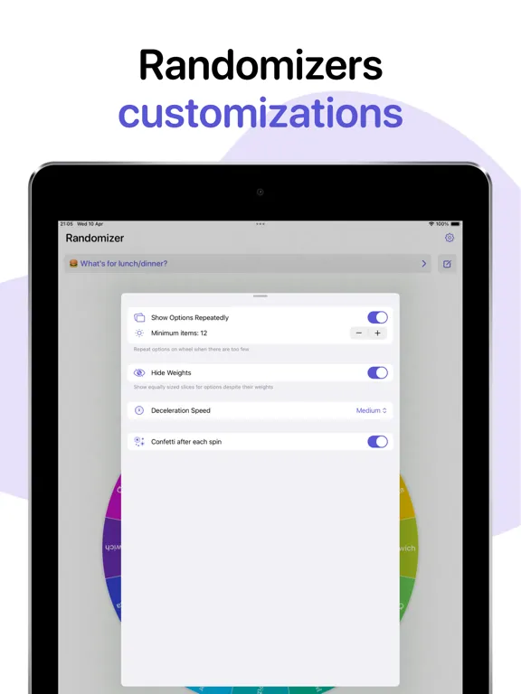 صور Randomizer - Spin the Wheel iPad 