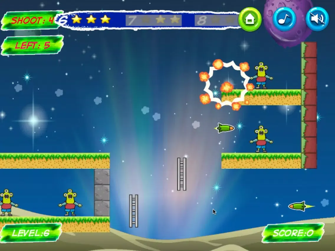 تصاویر Lucky Ben VS Alien Terra iPad 