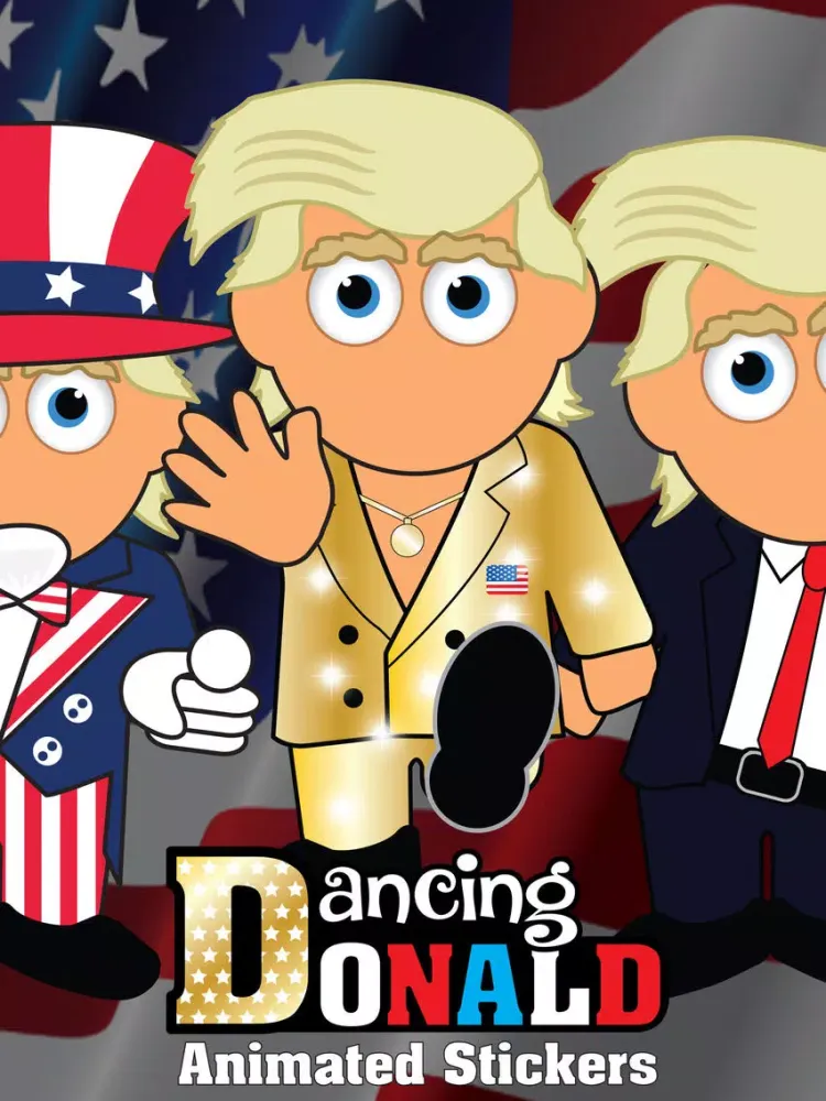 Dancing Donald Animated Stickers iPad  Screenshots
