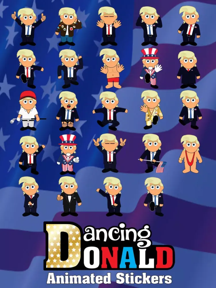 Dancing Donald Animated Stickers iPad  Screenshots