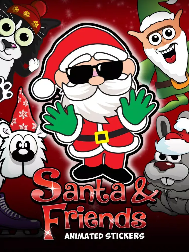 Santa and Friends Stickers iPad  স্ক্রিনশট