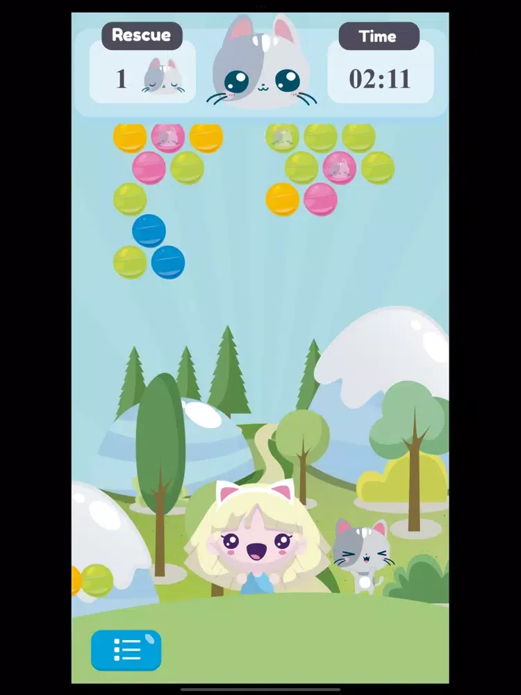 Lucky Cat Bubble Shooter iPad 应用截图