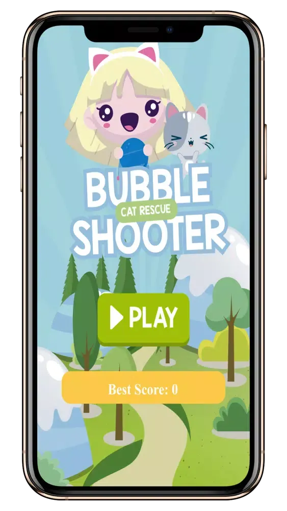 Lucky Cat Bubble Shooter应用截图