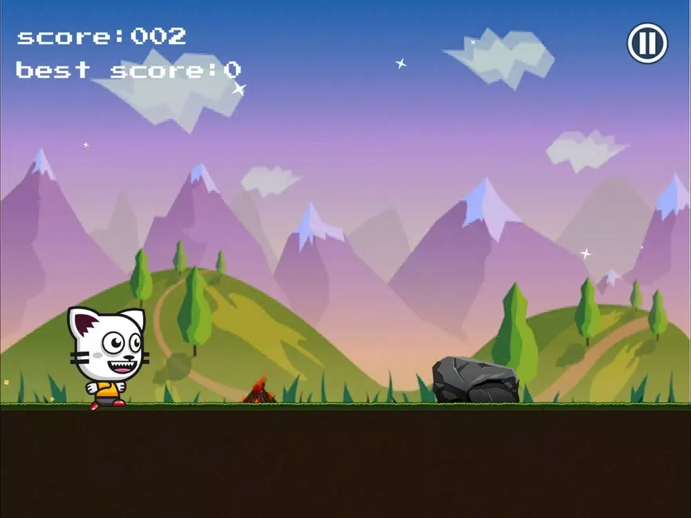 Capturas de tela do Lucky Cat Jump iPad 