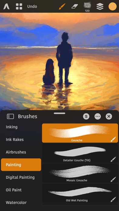 Tangkapan skrin Artstudio Pro