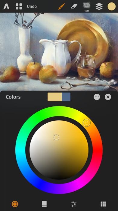 Tangkapan skrin Artstudio Pro