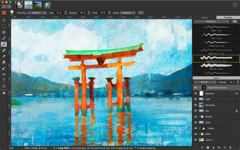 Ảnh chụp màn hình của Artstudio Pro - Desktop
