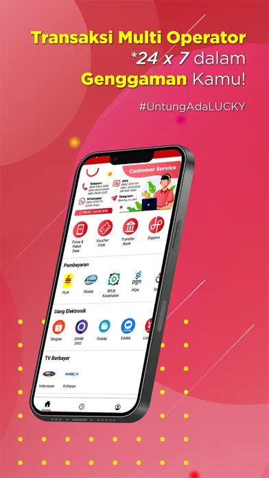 Lucky Elektrik : Pulsa & PPOB স্ক্রিনশট