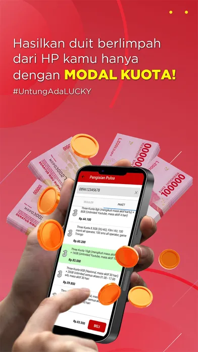 Lucky Elektrik : Pulsa & PPOB স্ক্রিনশট