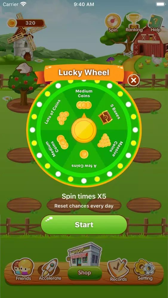 Tangkapan skrin LuckyFruit-Have a Lucky Day