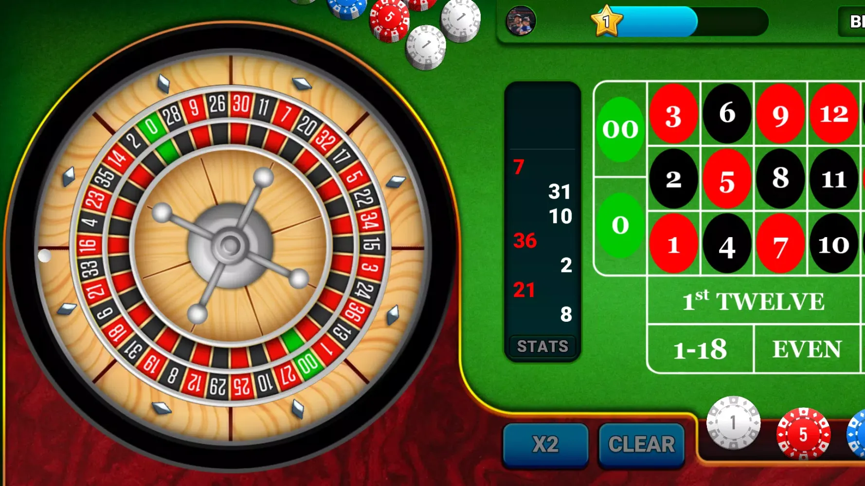 Roulette Screenshots