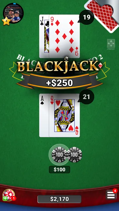Blackjack 21 2021!應用截圖
