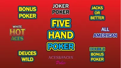 Ảnh chụp màn hình của Five Play Video Poker