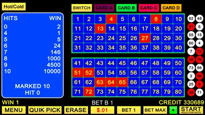 Keno Four Card 스크린샷