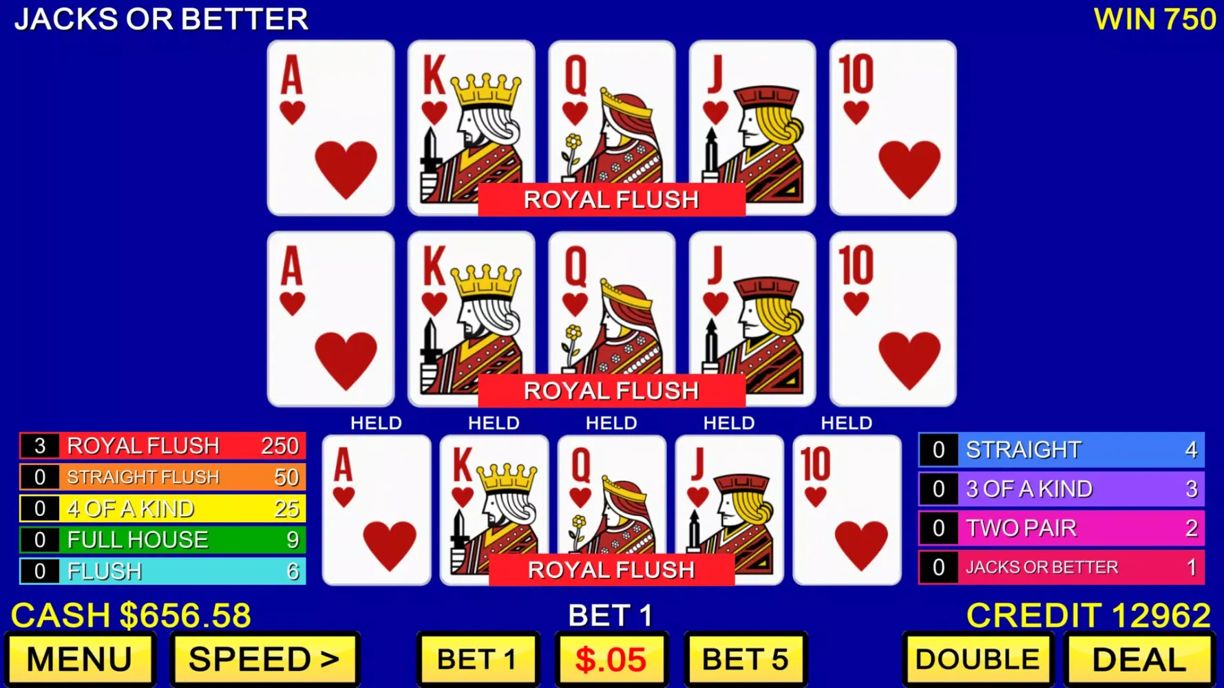 صور Multi-Hand Video Poker™ Games