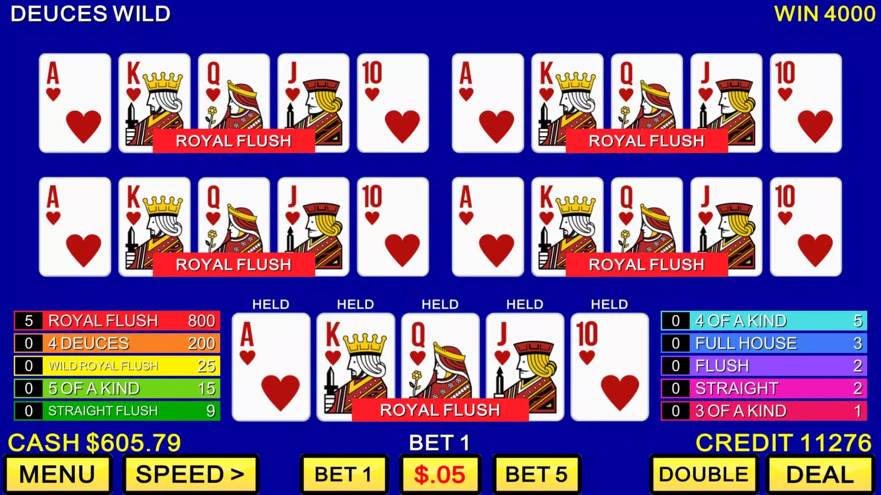 صور Multi-Hand Video Poker™ Games