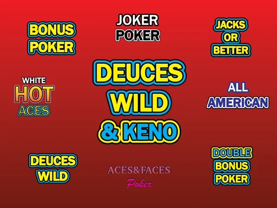 Ảnh chụp màn hình của Deuces Wild And Keno iPad 