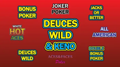 Ảnh chụp màn hình của Deuces Wild And Keno