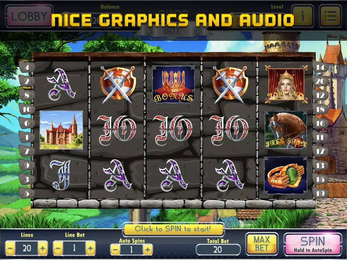 Ảnh chụp màn hình của Lucky Kingdom Casino Slots iPad 