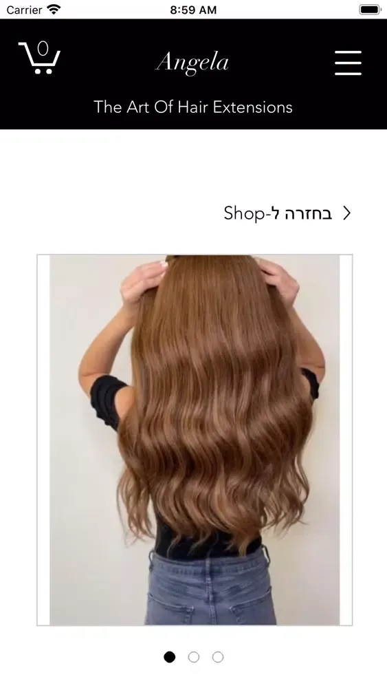 Zrzuty ekranu Angela Hair