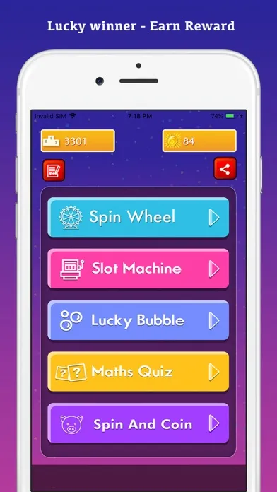 Captures d'écran de Lucky winner - Spins and Coins
