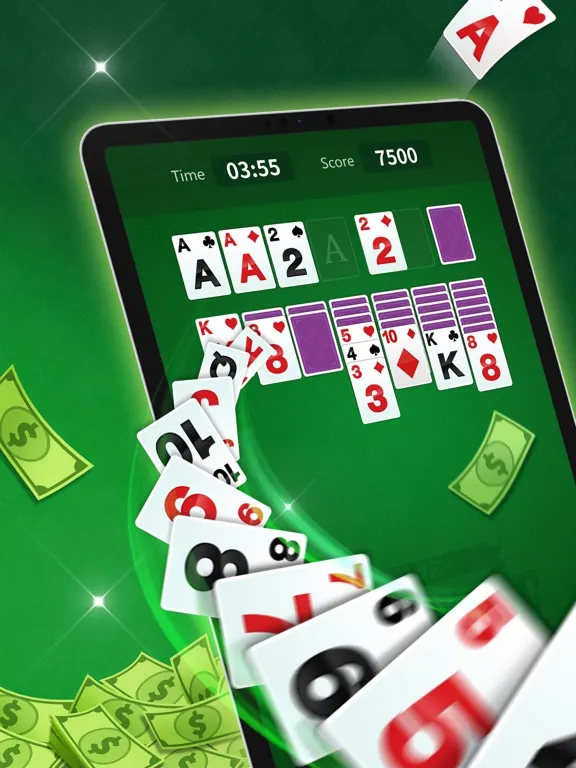 Solitaire Lucky Win Cash iPad  سکرین شاٹس