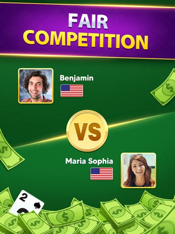 Solitaire Lucky Win Cash iPad  سکرین شاٹس
