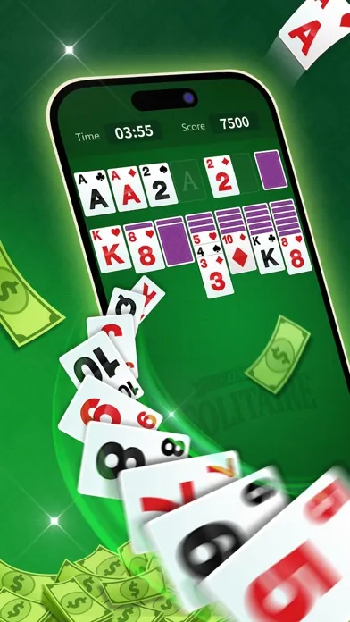 Solitaire Lucky Win Cash سکرین شاٹس