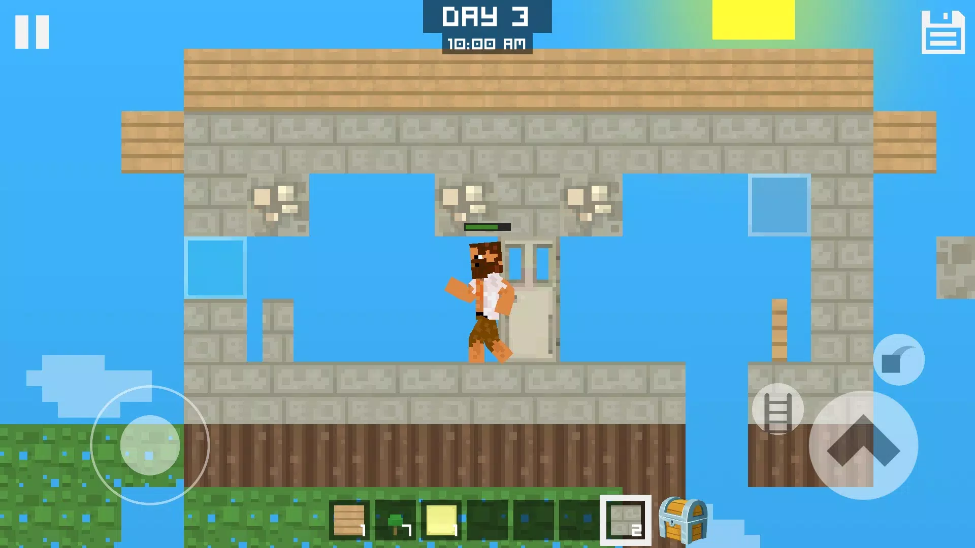 Block Skyland Survival 2Dzrzuty ekranu aplikacji3