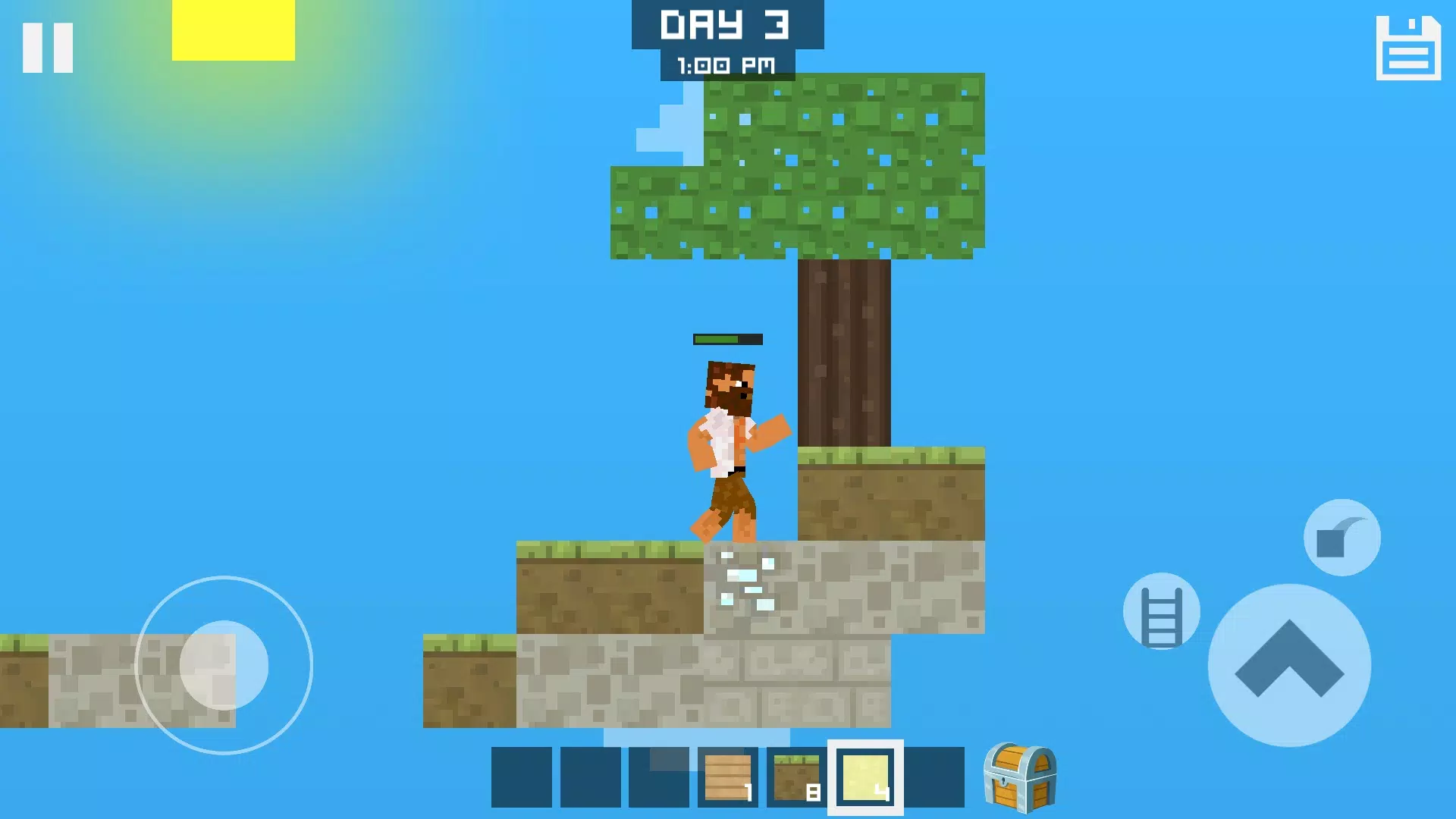 Block Skyland Survival 2Dzrzuty ekranu aplikacji5