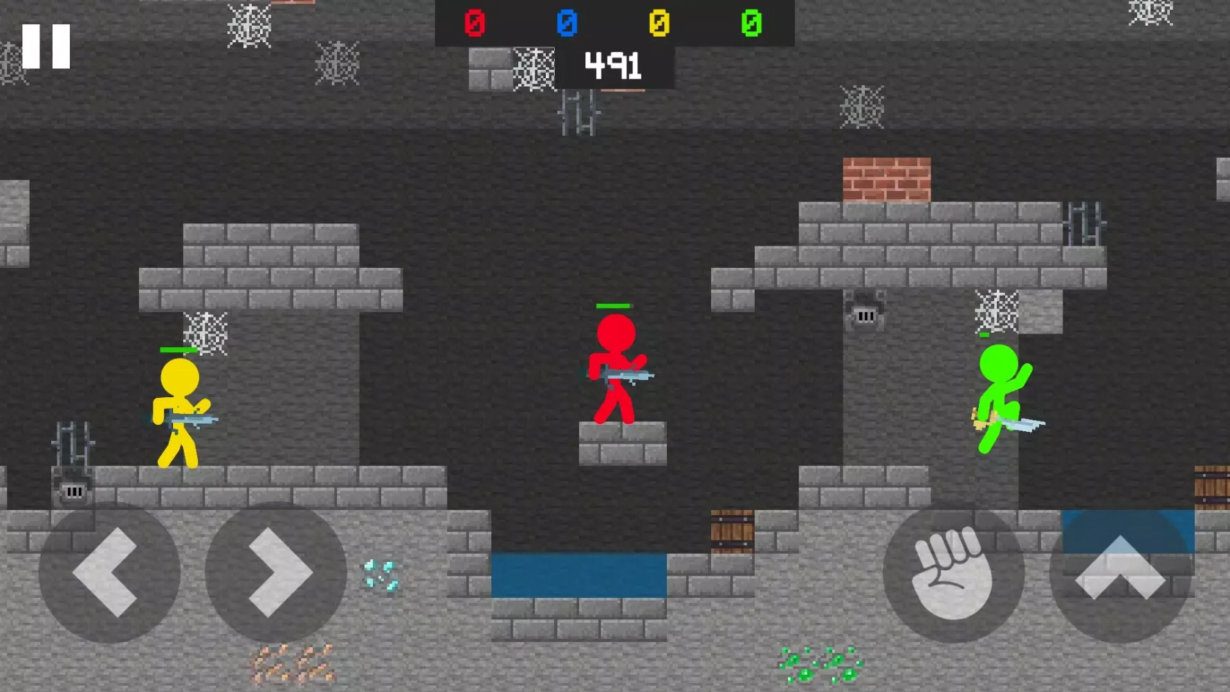 Tangkapan layar Stickman Block Craft Fight