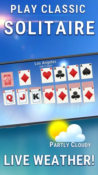 Capturas de tela do My Daily Solitaire And Weather