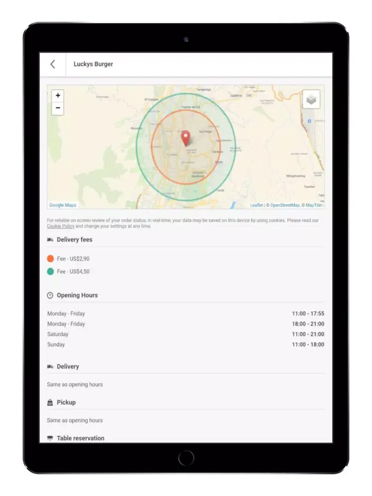 Zrzuty ekranu Luckys Burger iPad 