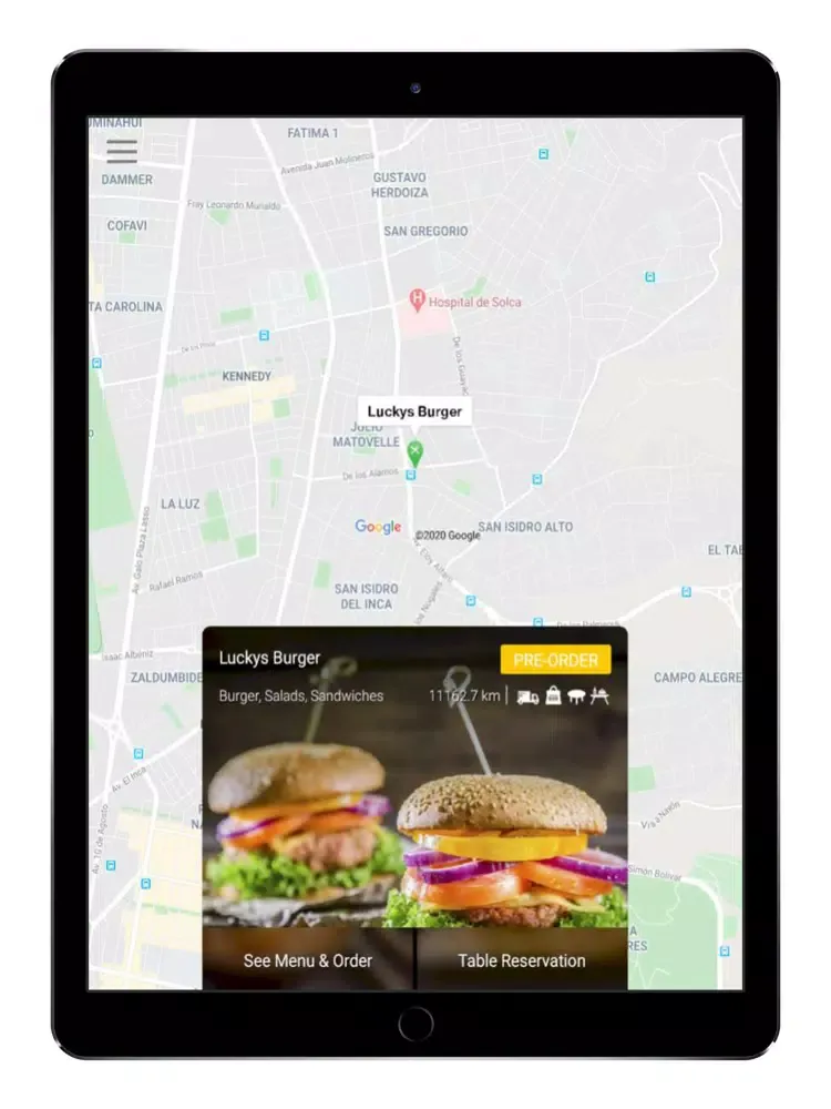 Zrzuty ekranu Luckys Burger iPad 