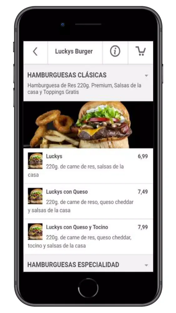 Zrzuty ekranu Luckys Burger