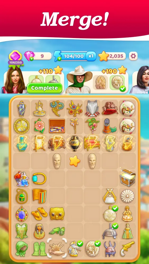Ảnh chụp màn hình của Merge Treasure Hunt－Match game