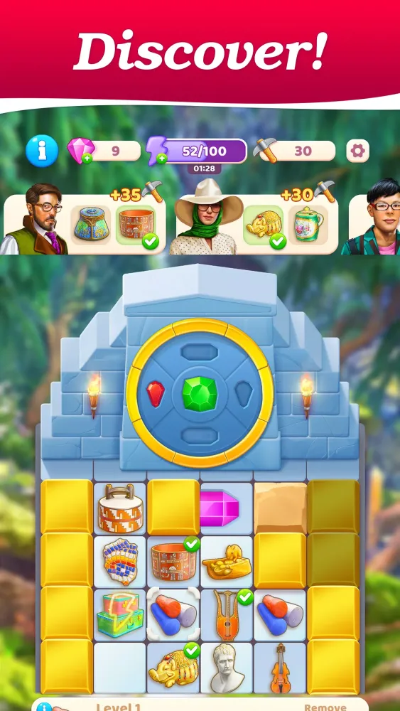 Ảnh chụp màn hình của Merge Treasure Hunt－Match game