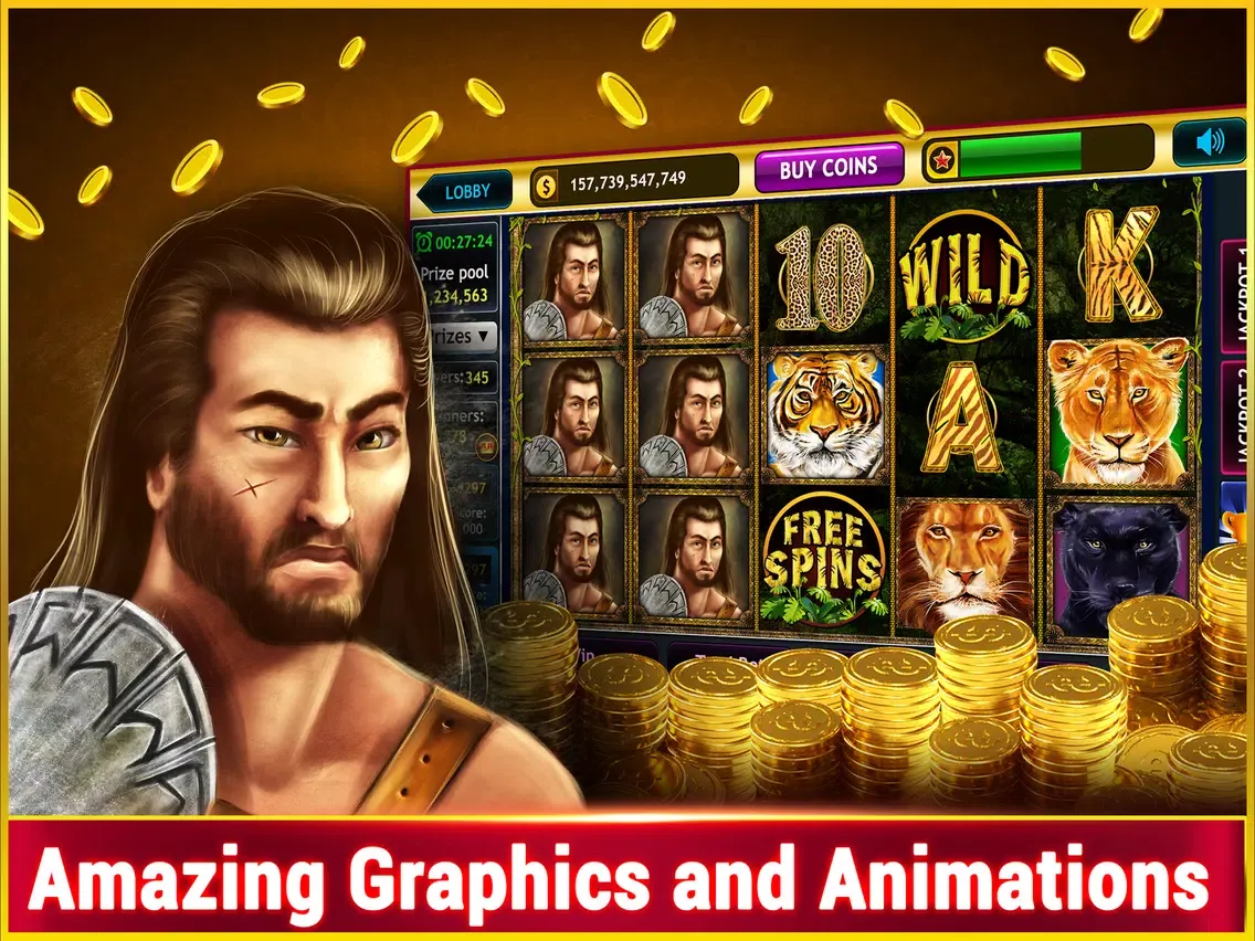 Wild Safari Slots : Lucky Vegas Casino iPad 應用截圖